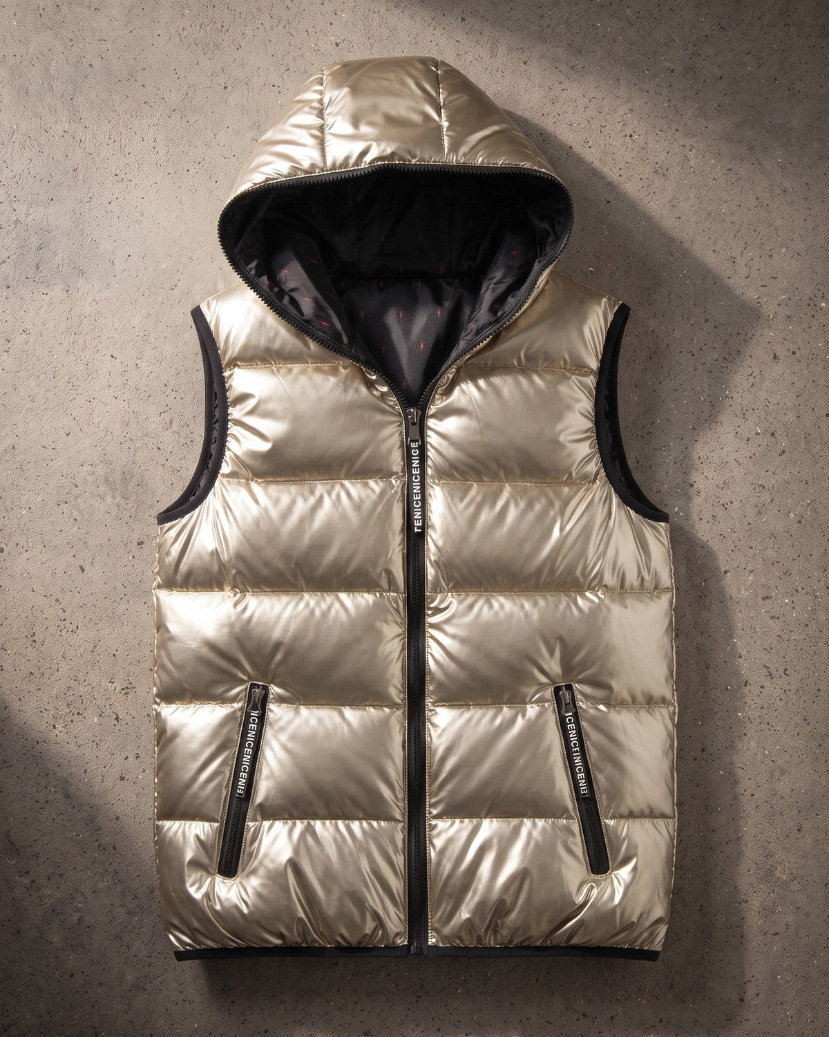 Simon Hooded Puffer Vest